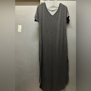 Size small grey tshirt maxi dress great condition